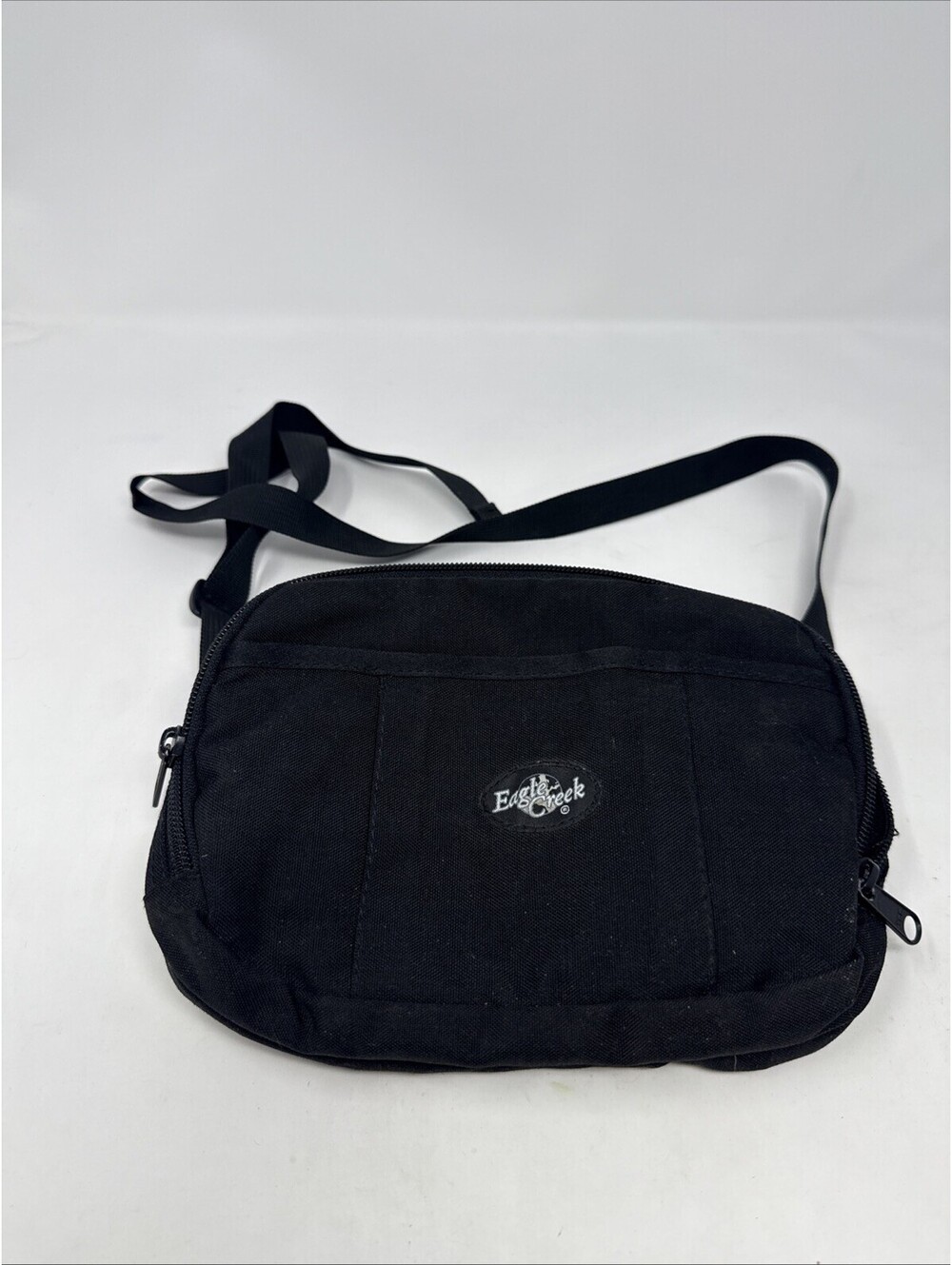 Eagle Creek Waist Pack Fanny Pack Black Cordura Travel Belt Bag Pouch Organizer
